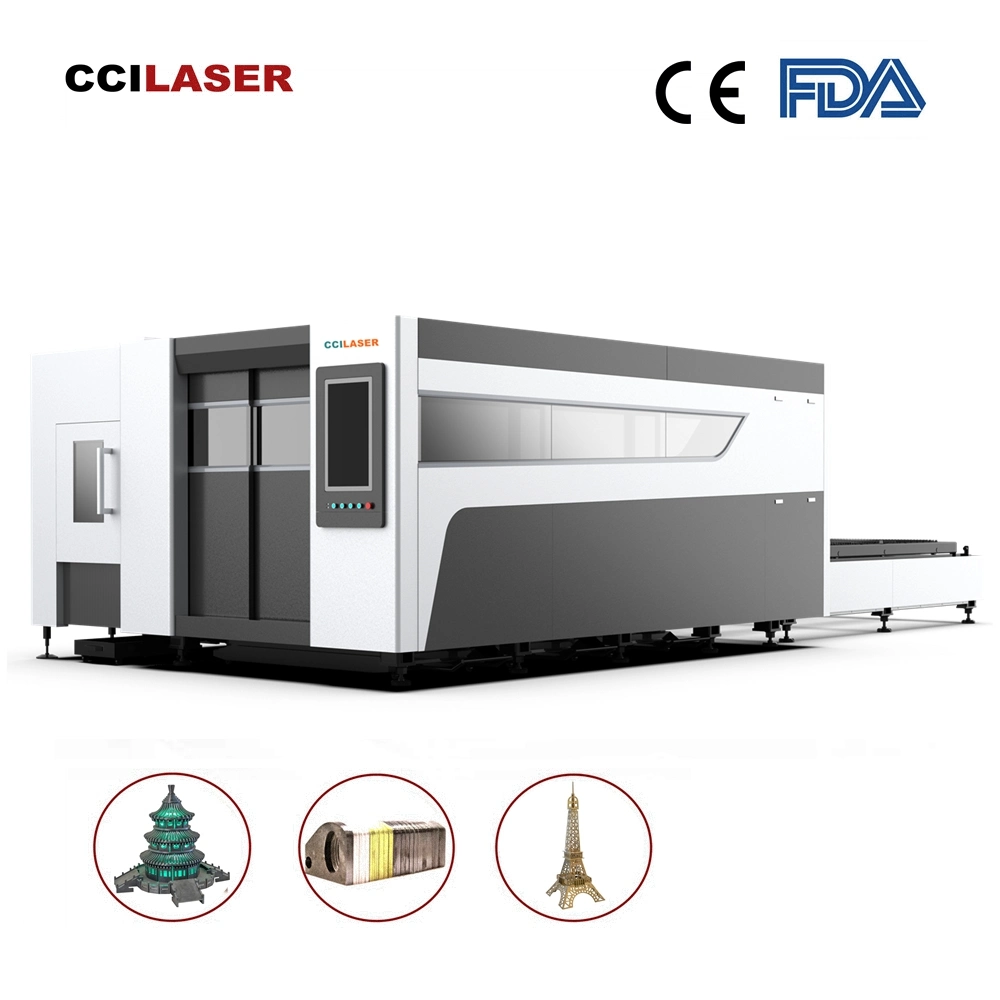 OEM/ODM Chinese Manufacturer CNC Metal Sheet Laser Cutting with Closed Case Ipg/Raycus/ Max Fiber Laser Cutting Machine for Plates