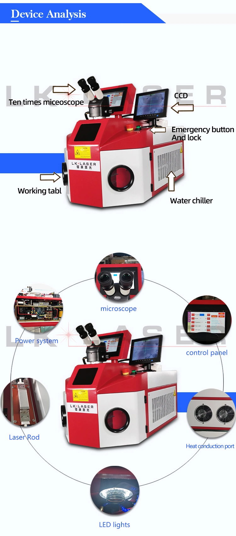 Italian Jewelry Laser Soldering Machine Sisma Laser Welder Gold Jewelry Repair Laser Welding Soldering Machine Manufacturer Mini Portable Welding Machine