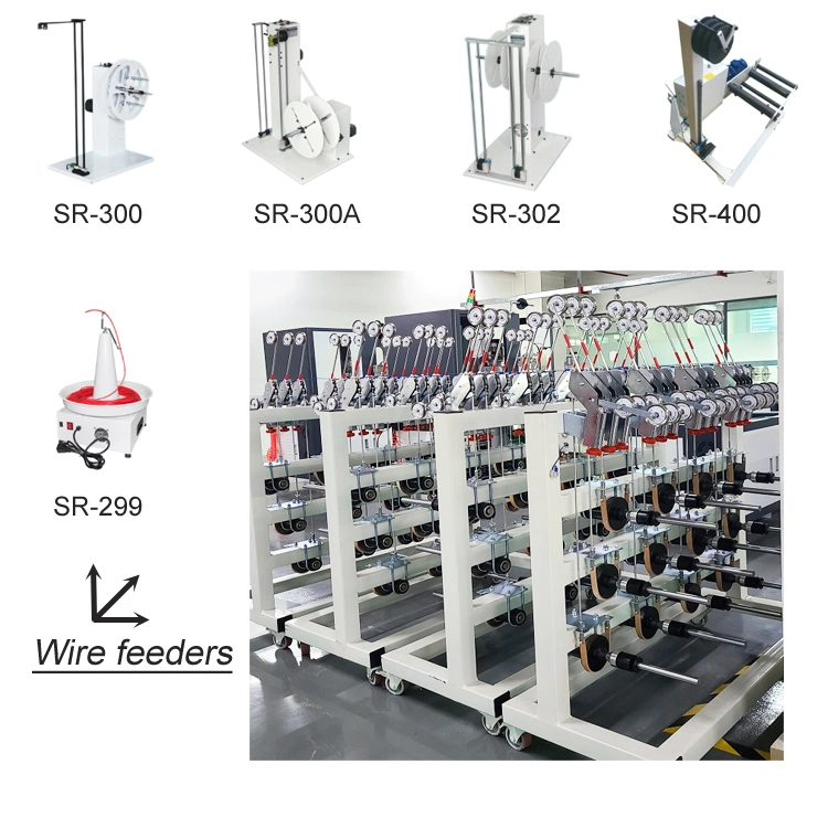 Automatic Cable Wire Feeding Machine Four Shaft Continuously Variable Speed Pay-off Machine