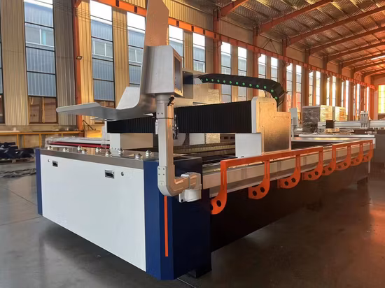 Découpeuse de laser de fibre d'acier au carbone de cuivre de tôle de 3kw